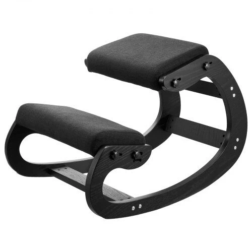VEVOR Ergonominė medinė kėdė su paminkštinimu