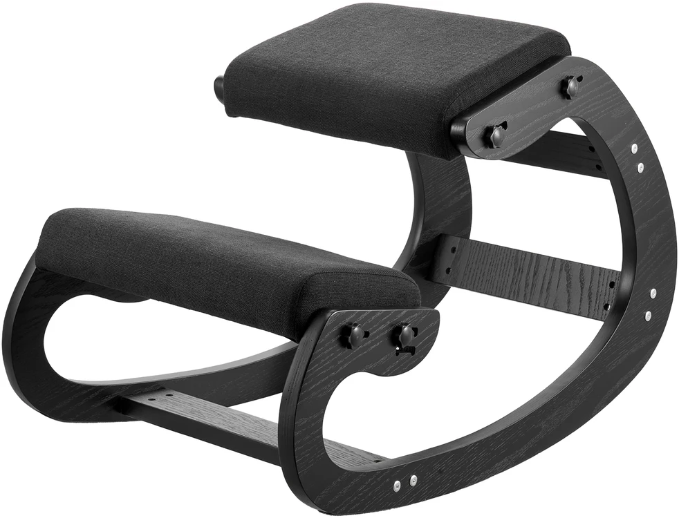VEVOR Ergonominė medinė kėdė su paminkštinimu