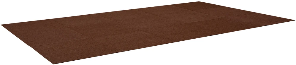 VEVOR Kiliminės plytelės 61x61 cm, 20 vnt, rudos