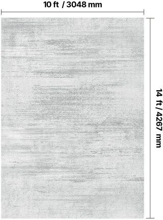 VEVOR Didelis kilimas 10x14 ft pilkas