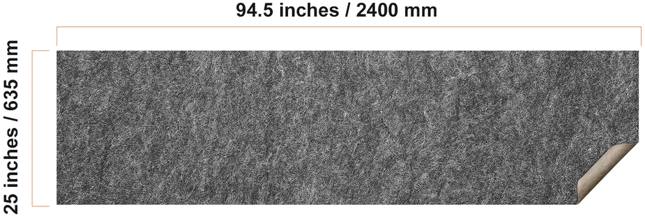 VEVOR Neslystantis kilimėlio laikiklis 635 x 2400 mm