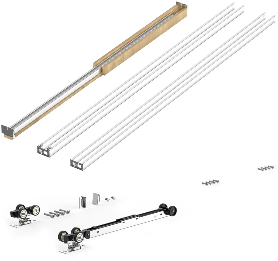 VEVOR Stumdomų durų rėmas, 610-914 mm pločio durims