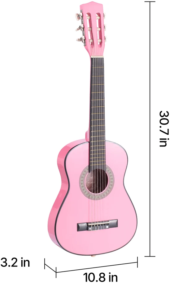 VEVOR Klasikinė gitara, 780 mm, su priedais pradedantiesiems