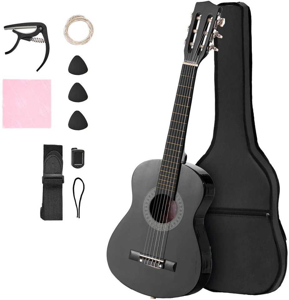 VEVOR Klasikinė gitara 780 mm su priedais jauniesiems