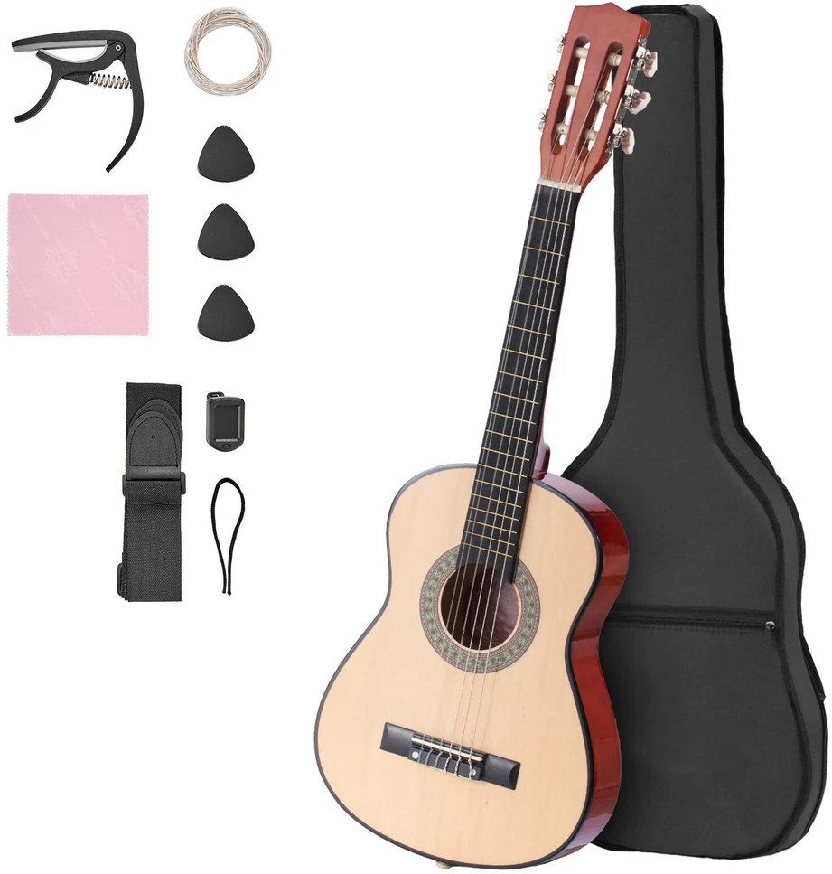 VEVOR Klasikinė gitara, 780 mm, iš natūralaus medžio