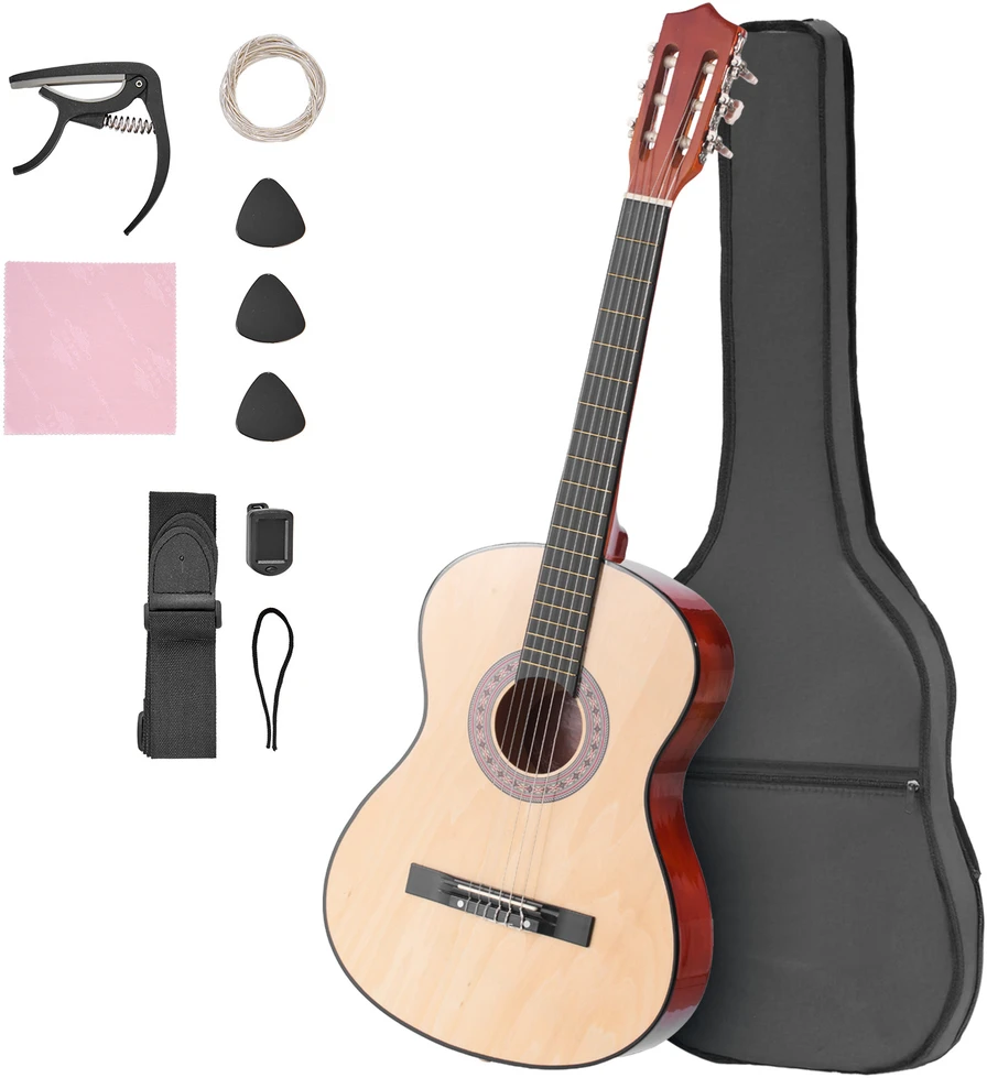 VEVOR Klasikinė gitara su priedais pradedantiesiems