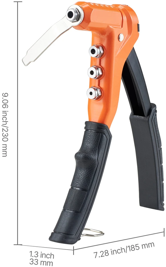 VEVOR Kniedinių veržlių įrankių rinkinys 230 mm