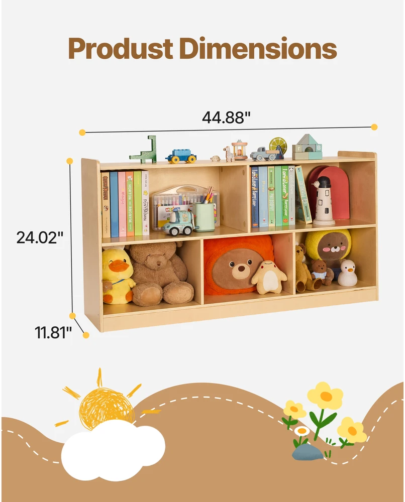 VEVOR Montessori lentyna vaikams, 114 cm pločio