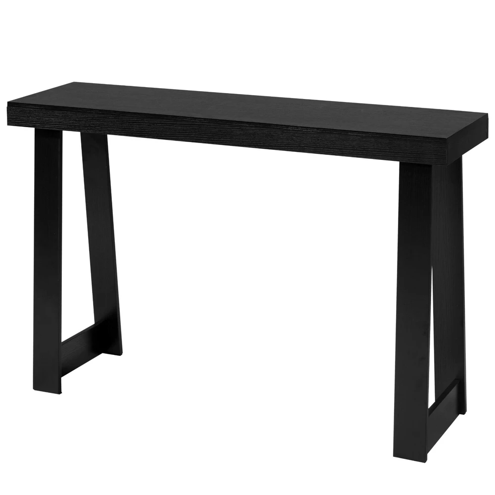VEVOR 118 cm moderna konsolė juoda