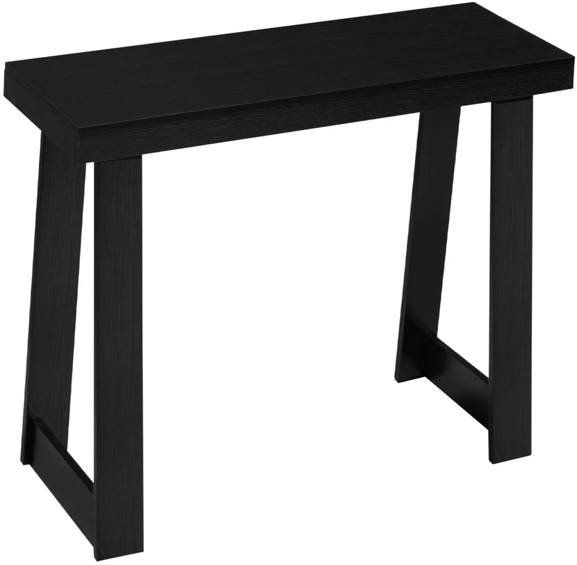 Lova VEVOR juodas konsolinis stalas 91,5 cm
