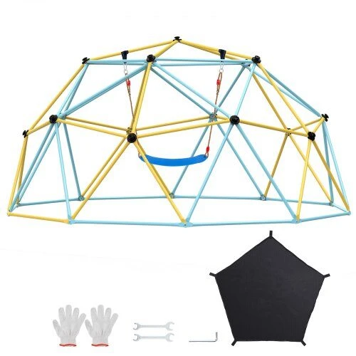 VEVOR Geometrinis kopinėjimo kupolas su hamaku ir sūpynėmis