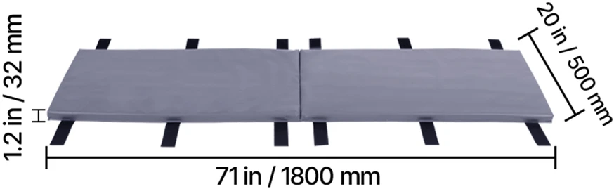 VEVOR krepšinio stulpo 180 cm apsauga, lankstus dizainas