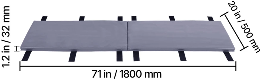 VEVOR krepšinio stulpo 180 cm apsauga, lankstus dizainas