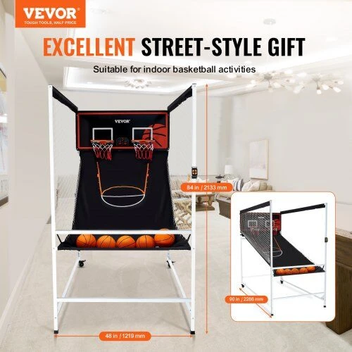 VEVOR Krepšinio arcade žaidimas dviem žaidėjams