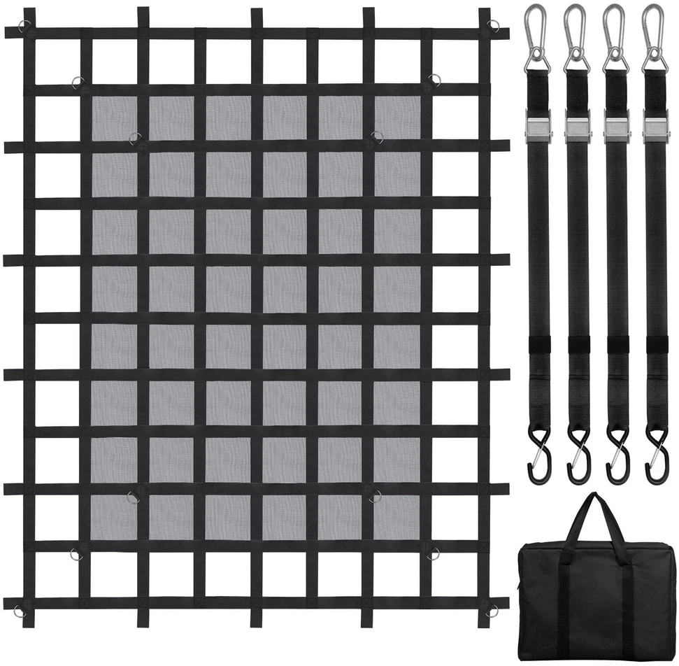 VEVOR Krovinių tinklas 72 x 57 cm su reguliuojamomis sagtimis