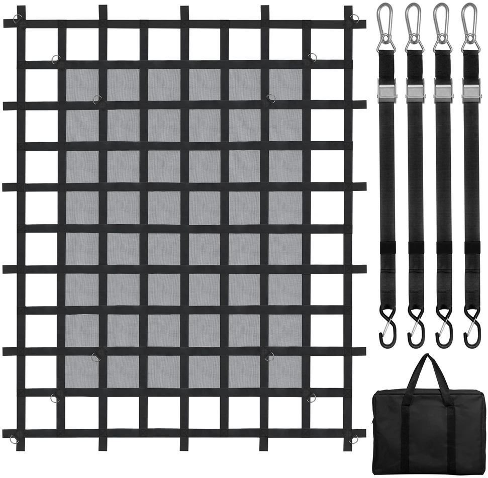VEVOR Krovinių tinklas 72 x 57 cm su reguliuojamomis sagtimis