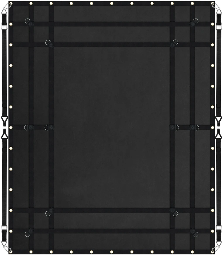 VEVOR Krovininis tinklas 244 x 206 cm reguliuojamas