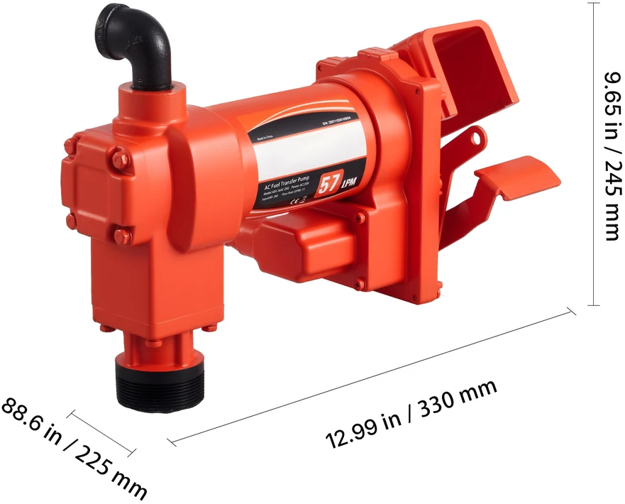 VEVOR Kuro perdavimo siurblys 230V