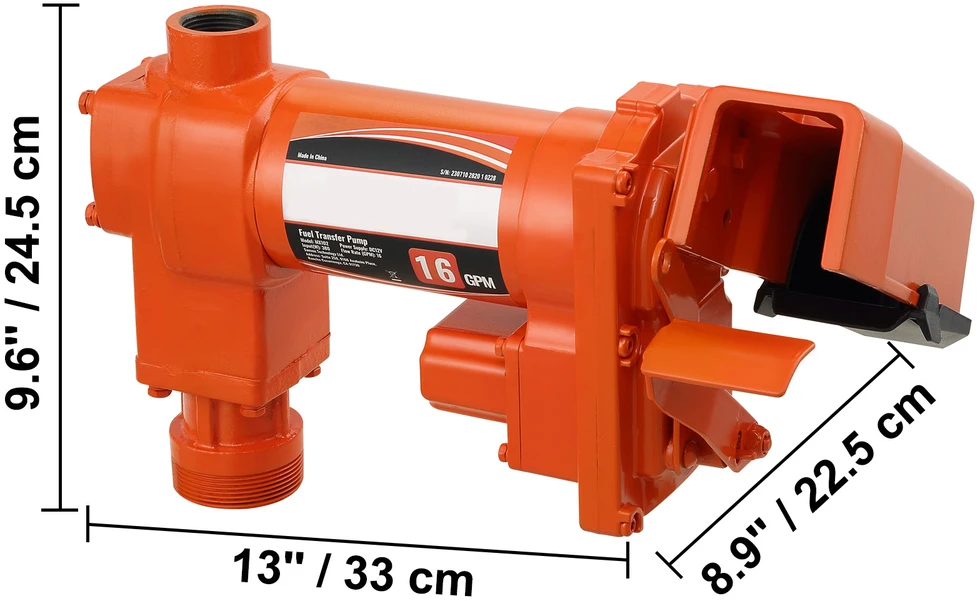 VEVOR Kuro perkėlimo pompa, 12V DC, 60.5 LPM