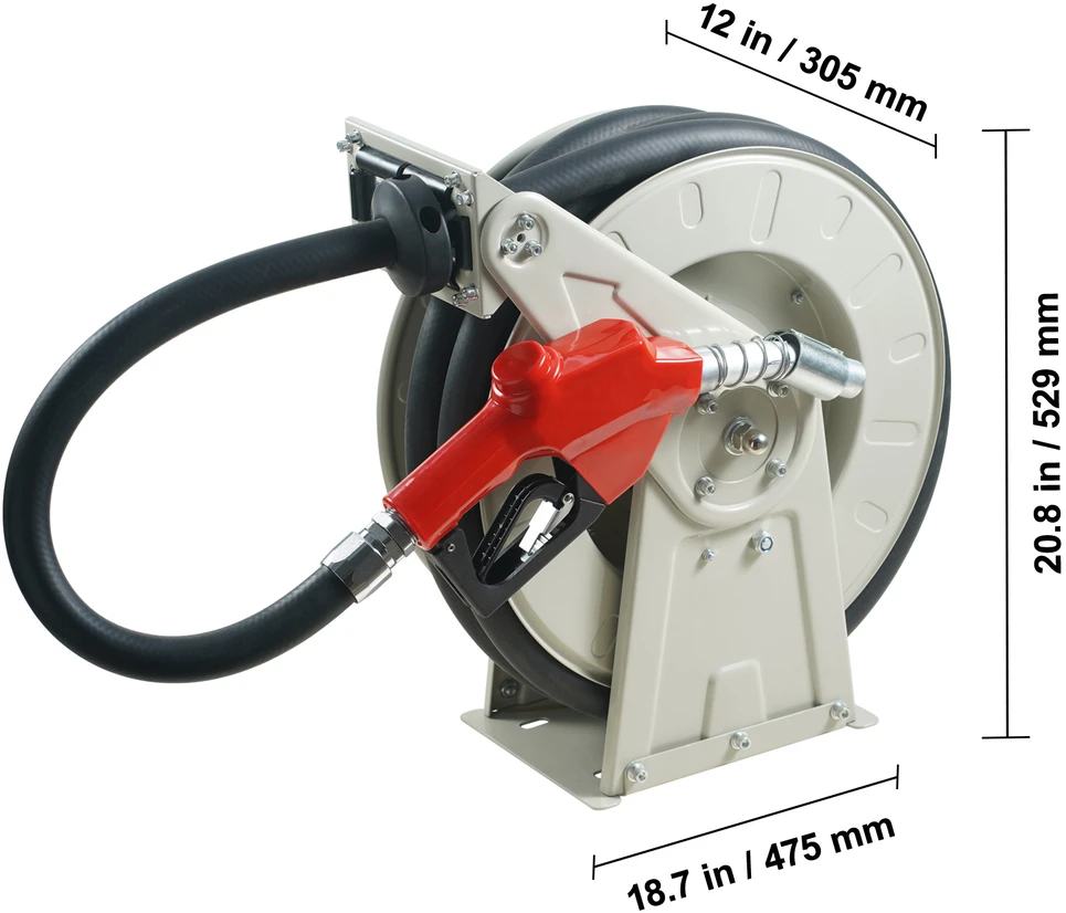 VEVOR Degalų žarna suvyniota 3/4" x 50'