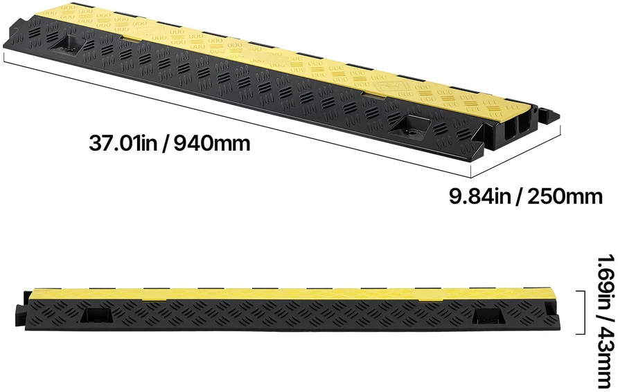 VEVOR Kabelio apsaugos rampa su 9,979 kg/ax miesto apkrova