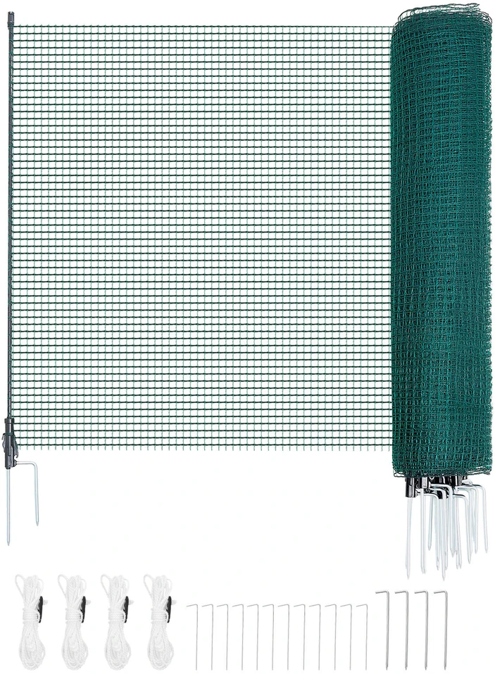 VEVOR Laikina plastikinė tvora 0.9 x 20 m