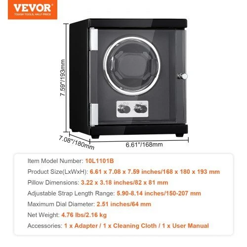 VEVOR Automatinis laikrodžių suktuvas su mabuchi varikliu