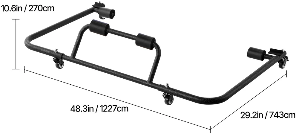 VEVOR Judamas kieto stogo vežimėlis Jeep Wrangler