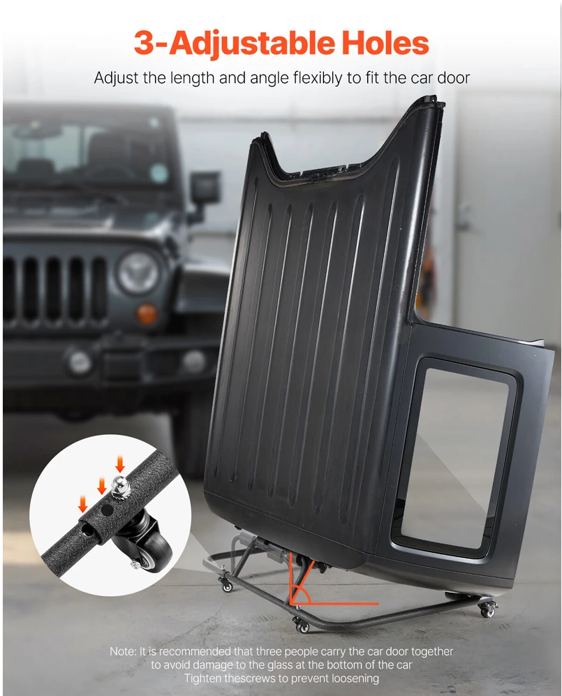 VEVOR Judamas kieto stogo vežimėlis Jeep Wrangler