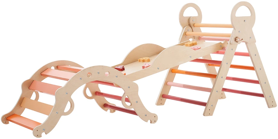 VEVOR 9-ių viename vaikų laipiojimo žaidimų rinkinys