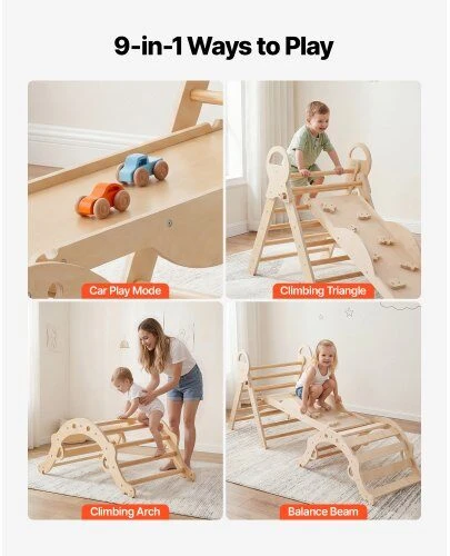 VEVOR Piklerio trikampio rinkinys vaikams, 9-in-1