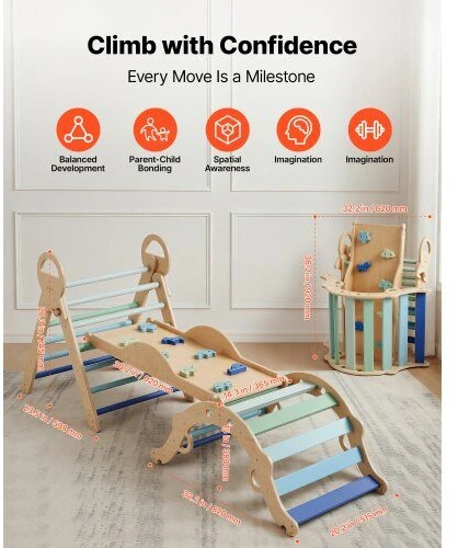 VEVOR Piklerio trikampio rinkinys, 9-in-1 kopimo žaislai
