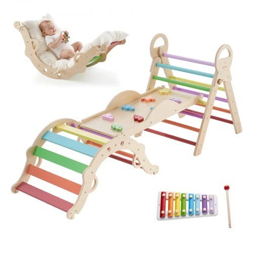 VEVOR Montessori laipiojimo rinkinys vaikams, 9-in-1