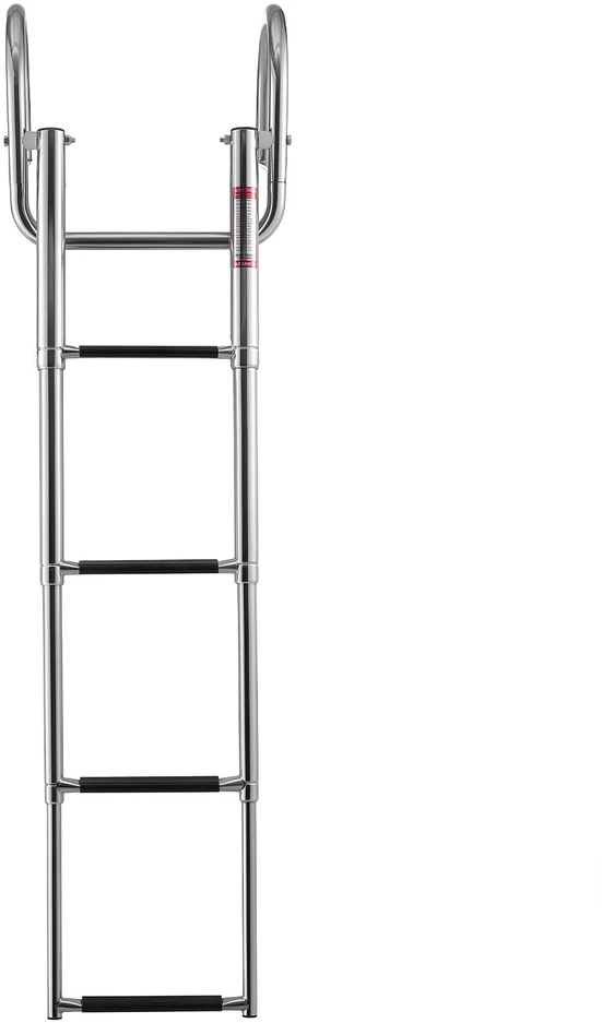 VEVOR Laiptai laivams, 4 žingsniai, nerūdijantis plienas