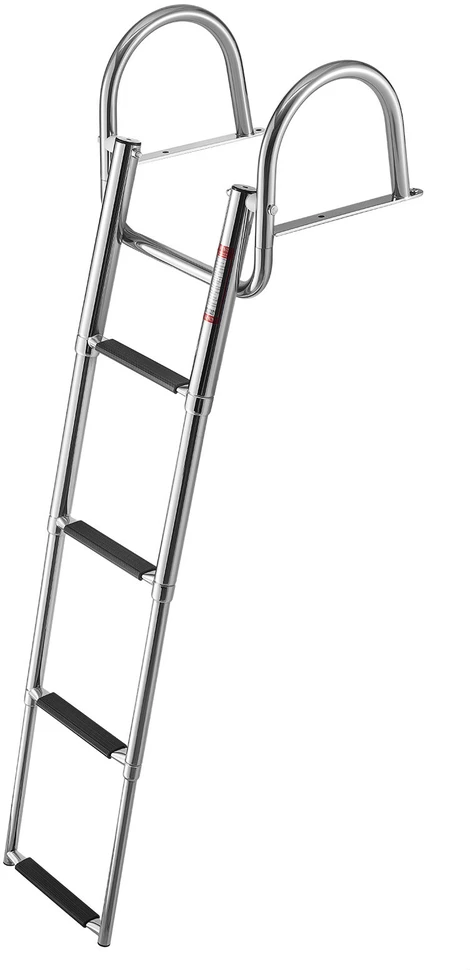 VEVOR Laiptai laivams, 4 žingsniai, nerūdijantis plienas