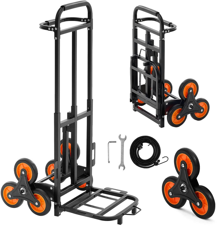 VEVOR Laiptais lipanti vežimėlė, 100 kg talpos
