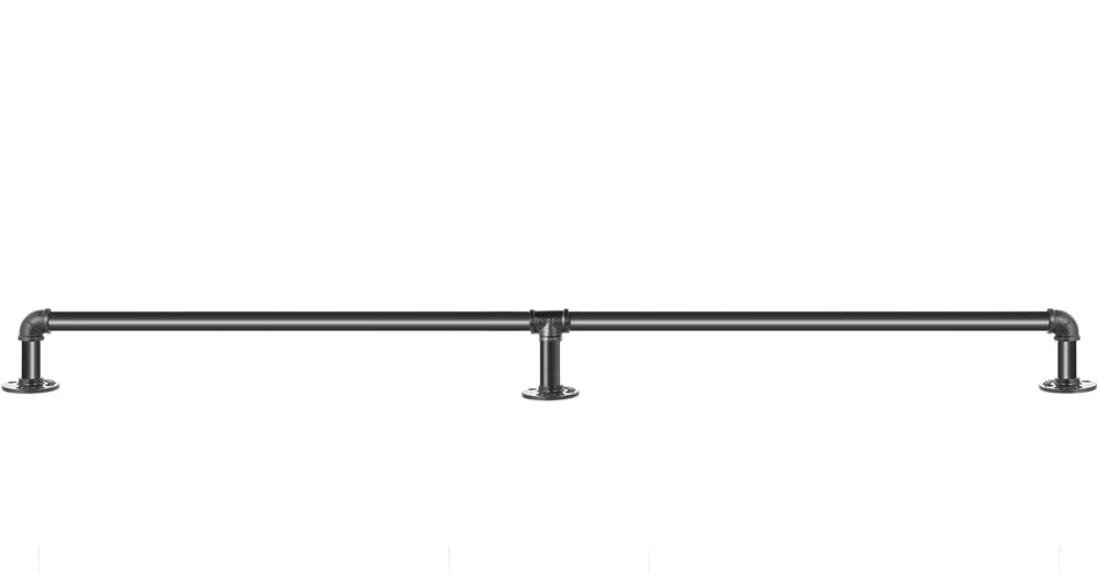 VEVOR Plieninis vamzdinis turėklas laiptams 4FT