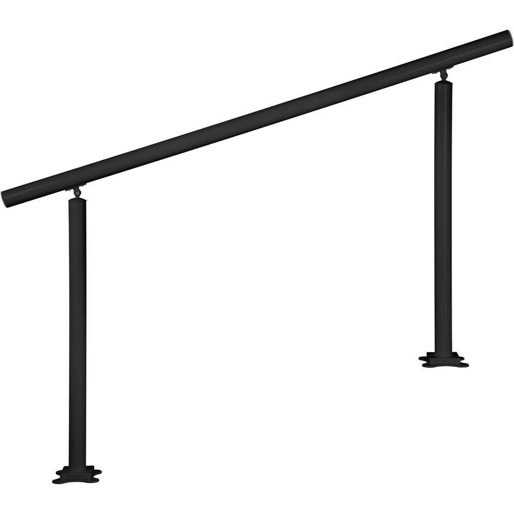 VEVOR Laiptų turėklų komplektas 5 FT, juodas aliuminis