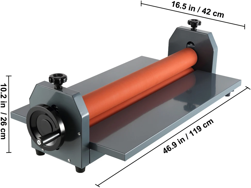VEVOR 1000 mm rankinis šaltos ritininės laminatorius