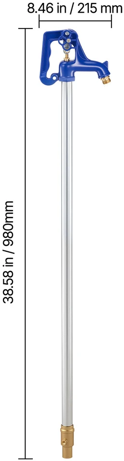 VEVOR Atsparus šalčiui lauko hidrantai, 980 mm