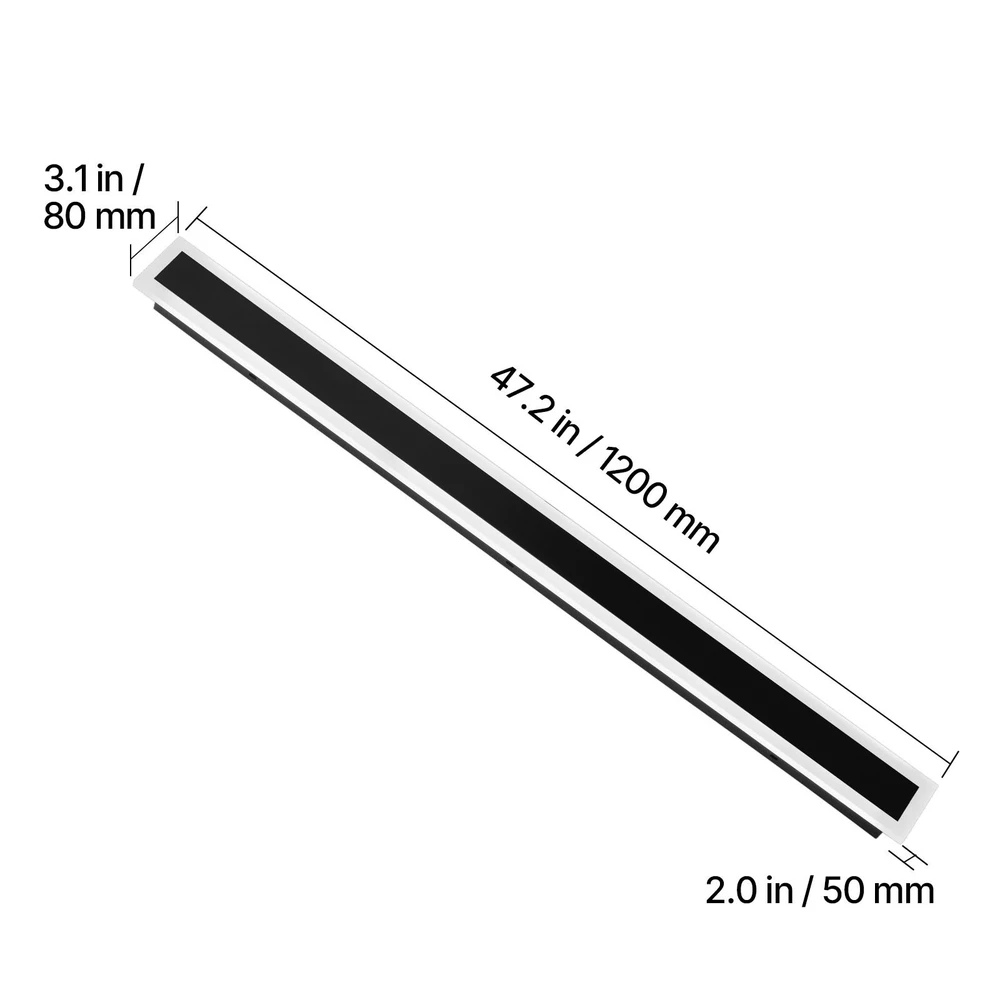 VEVOR Lauko sieniniai šviestuvai, 2 vnt., 1 m, IP65