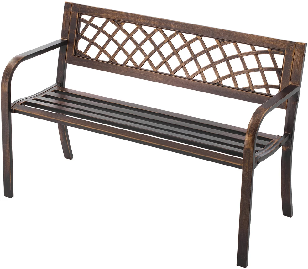 VEVOR lauko suoliukas 116 cm metalinis rėmas