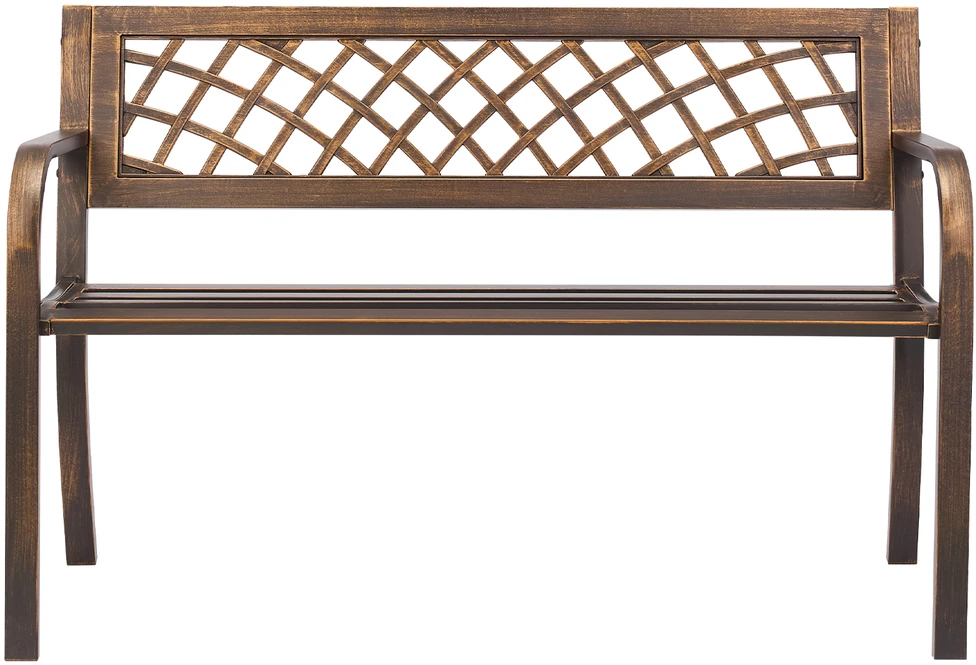VEVOR lauko suoliukas 116 cm metalinis rėmas