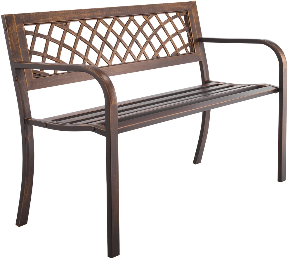 VEVOR lauko suoliukas 116 cm metalinis rėmas