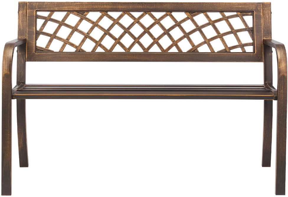 VEVOR lauko suoliukas 116 cm metalinis rėmas