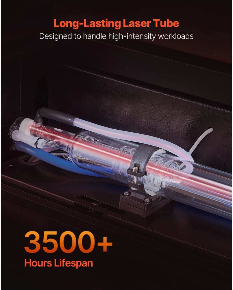 VEVOR 60W CO2 lazerinis graviravimo ir pjovimo įrenginys