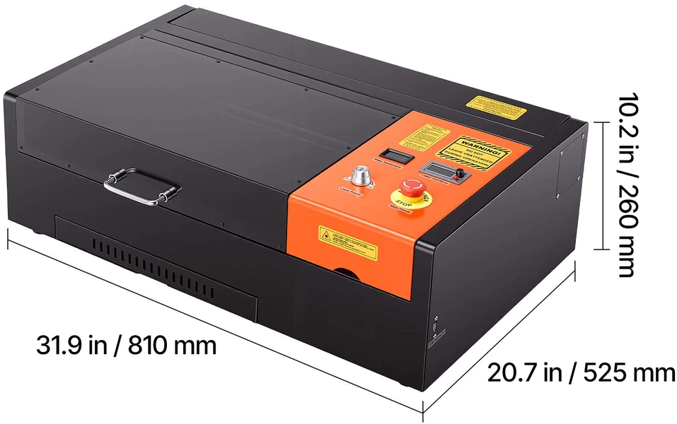 VEVOR 45W CO2 lazerinis graviravimo aparato