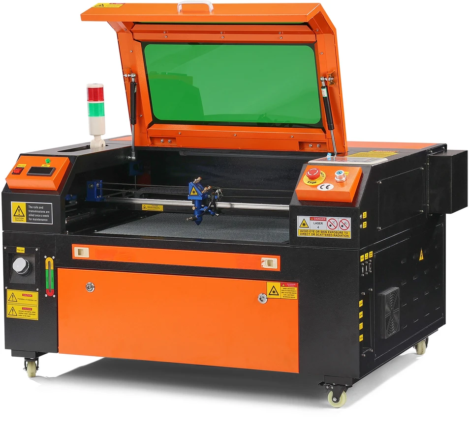 VEVOR 60W CO2 lazerinis graviravimo įrenginys 400x600 mm darbinis stalas
