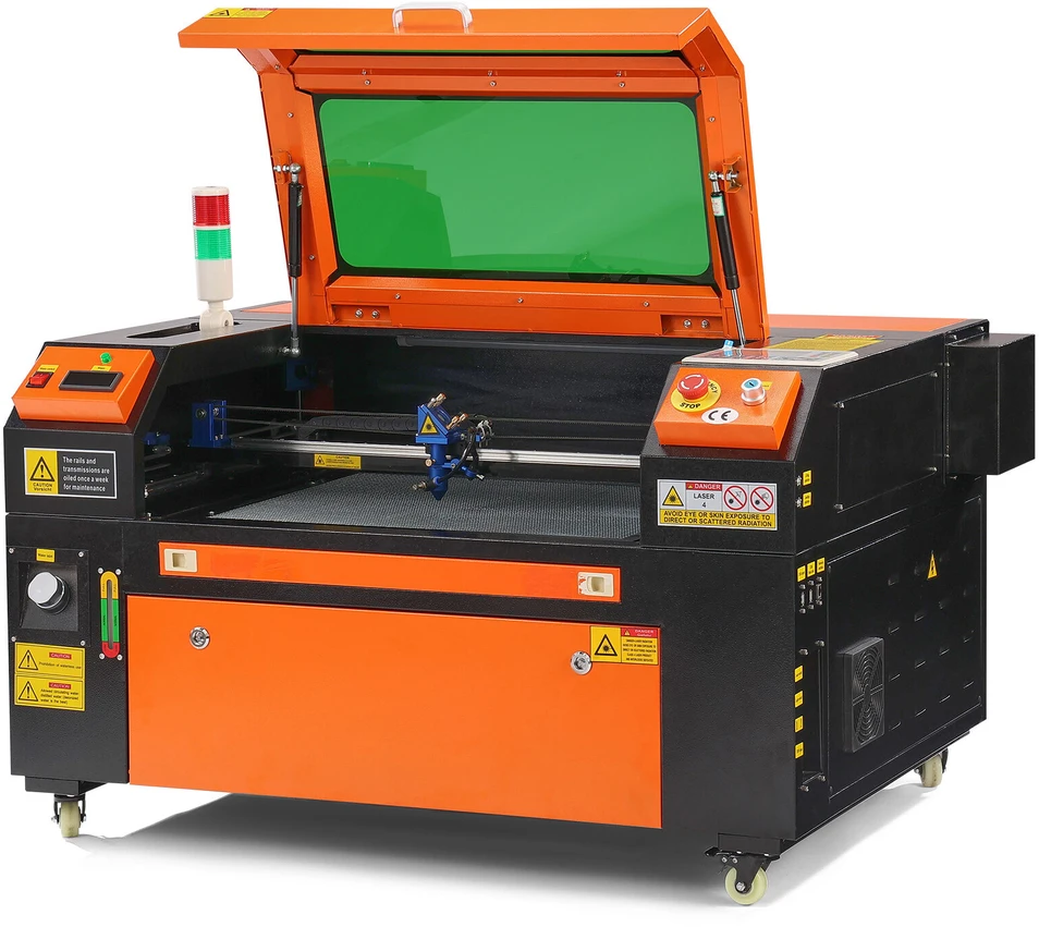 VEVOR 60W CO2 lazerinis graviravimo įrenginys 400x600 mm darbinis stalas