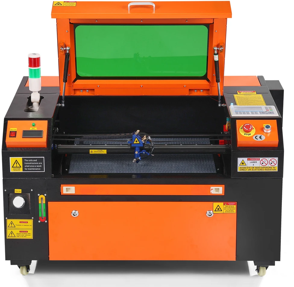 VEVOR 60W CO2 lazerinis graviravimo įrenginys 400x600 mm darbinis stalas